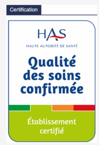 qualité des soins confirmée