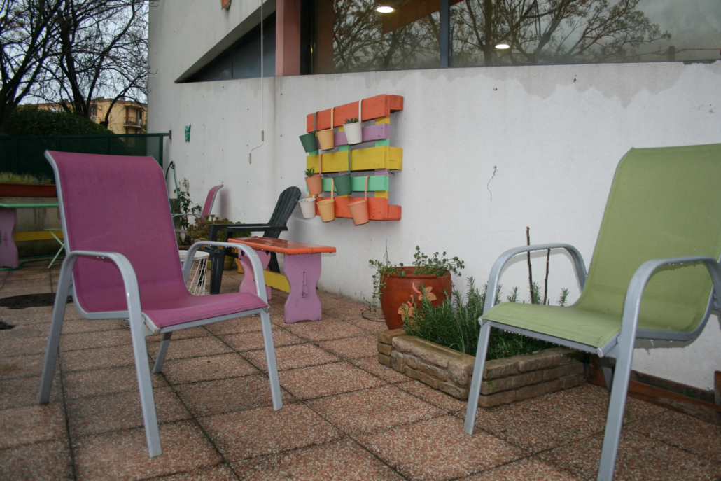 EHPAD Le Félibrige esapce extérieur EHPAD Le Félibrige esapce extérieur